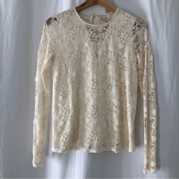 Lace Long Sleeve Boho Top - Picture 9 of 10